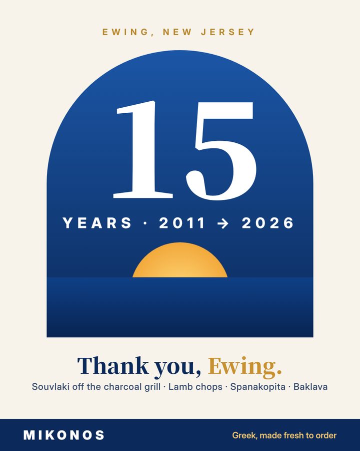 15 years in Ewing flyer, 2011 to 2026